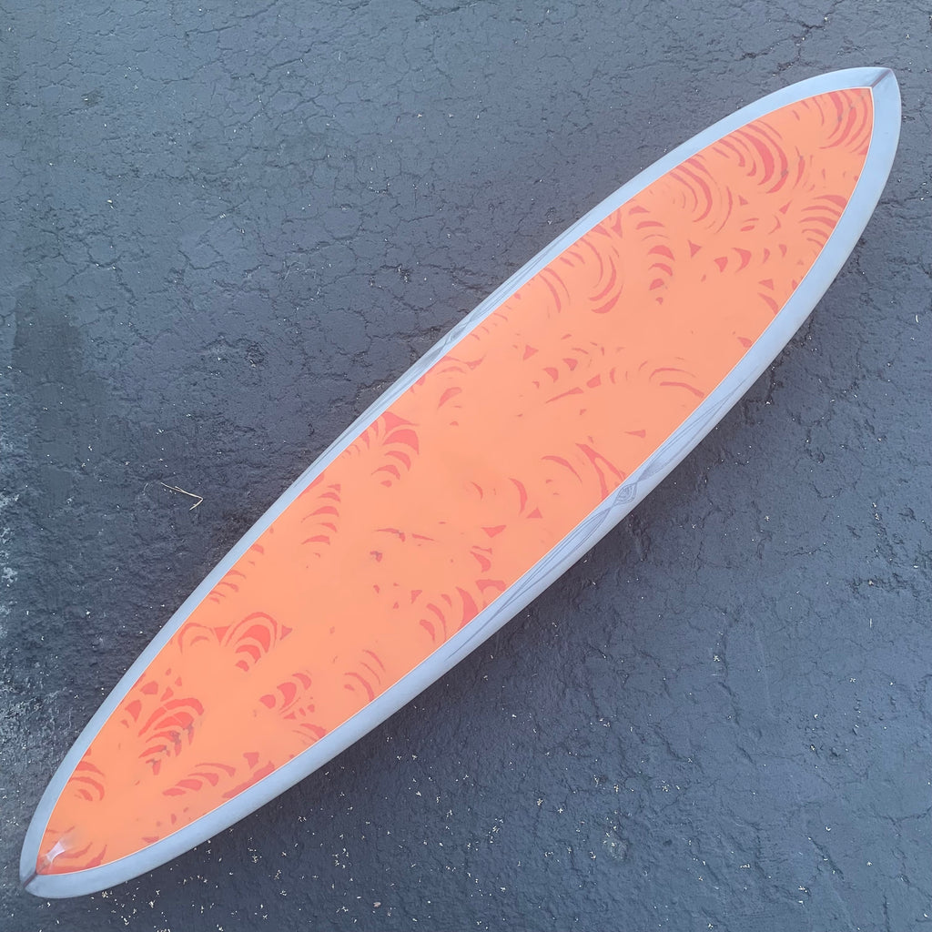 Ryan Burch Surfboards Single Fin Egg 7'4-20 3/4 -3 Stock